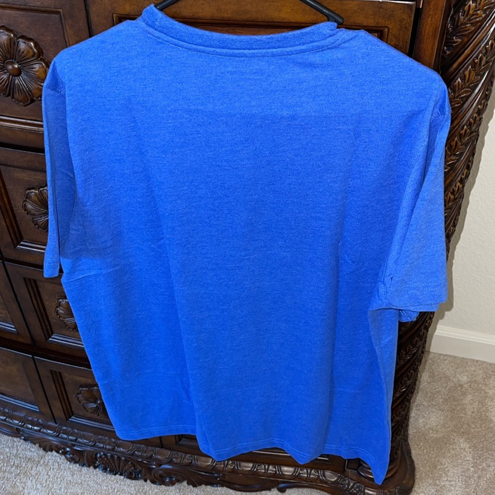 Large Champion; Men’s Large Champion Blue Tee - Picture 2 of 3